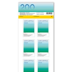 Briefmarken CHF 2.00 «Bergseetürkis», Bogen mit 10 Marken