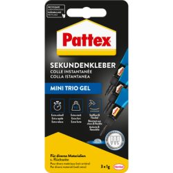Pattex Sekunden-Kleber Ultra Gel Mini 3 Stück