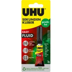UHU Sekundenkleber 3g 46130 fl&uuml;ssig, l&ouml;sungsmittelfrei