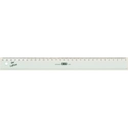 M+R Flachlineal 16cm 11160090 transparent