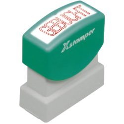 XSTAMPER Stempel Gebucht GE 11-R rot