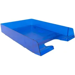 BIELLA Briefkorb Parat-Plast A4/C4 305401.05 blau transparent