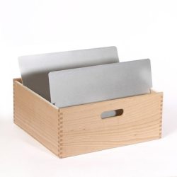 FLÜCK Karteikasten A4 quer A4quer/30 Buche Tiefe 30cm