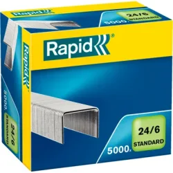 RAPID Heftklammern 24/6 verzinkt 24859800 max. 20 Blatt 5000 St&uuml;ck