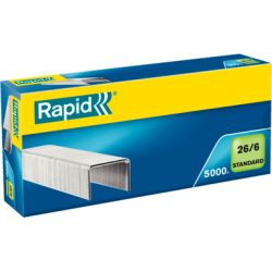 RAPID Heftklammern 26/6 verzinkt 24861800 max. 20 Blatt 5000 St&uuml;ck