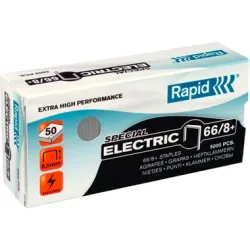 RAPID Heftklammern 66/8+ verzinkt 24868000 max. 50 Blatt 5000 St&uuml;ck