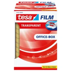 TESA Film Officebox 12mmx66m 574030000 Transparent 12 St&uuml;ck