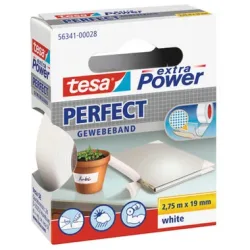TESA Extra Power Perfect 2.75mx38mm 563430003 Gewebeband. weiss