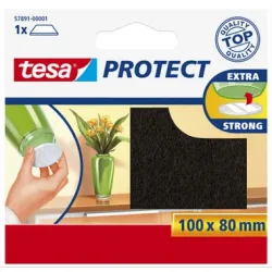 TESA Protect Filzgleiter 100mmx80mm 578910000 braun, zuschneidbar, kratzfest