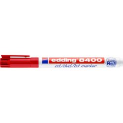 Edding CD/DVD Marker E-8400 4-8400002 Rot 0.5 mm, 1 mm 1 St./Pack.