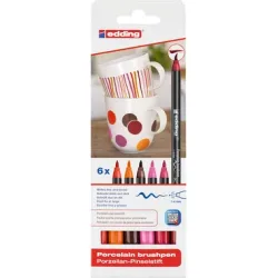 EDDING Porzellanmarker 4200 1-4mm 4200-E6-Warm 6 Warm Colours