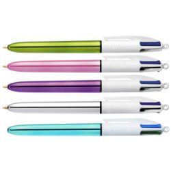 BIC Kugelschreiber Shine 1mm 902128 4-farbig, 20 St&uuml;ck