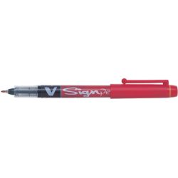 PILOT V-Sign Pen 0,6mm SW-VSP-R rot