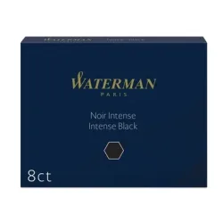 WATERMAN Tintenpatronen Standard S0110850 schwarz 8 St&uuml;ck