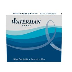 WATERMAN Tintenpatronen S0110950 blau 6 St&uuml;ck