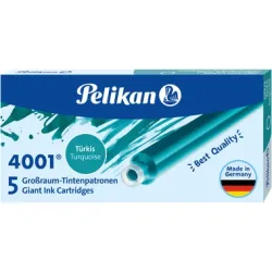 PELIKAN Tinte 4001 GTP/5 310656 t&uuml;rkis 5 St&uuml;ck
