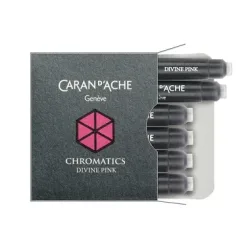 CARAN D'ACHE Tintenpatrone 8021.080 Divine Pink 6 St&uuml;ck