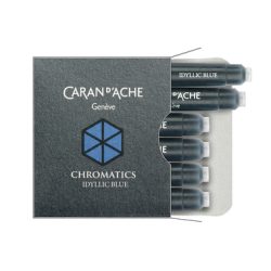 CARAN D'ACHE Tintenpatrone 8021.140 Idyllic Blue 6 St&uuml;ck