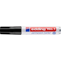Edding Permanentmarker edding No.1 Schwarz wasserfest: Ja 4-1001