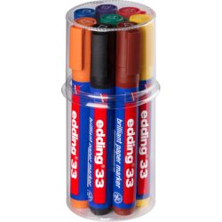 EDDING Permanent Marker 33 33-E8 8 Farben ass.