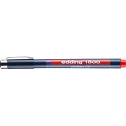 Edding Fineliner edding 1800 Rot 0.5 mm 4-180005002 1 St.