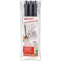 EDDING Profipen 1800 0,1mm 1800-E3 schwarz 3 St&uuml;ck