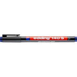Edding Folienstift 140 S permanent pen super fine Blau 4-140003