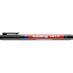 Edding Folienstift 141 F permanent pen Schwarz 4-141001