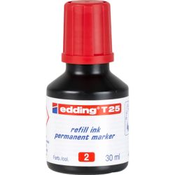 EDDING Nachf&uuml;lltuschen T25 T-25-2 rot 30ml