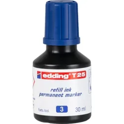 EDDING Nachf&uuml;lltuschen T25 T-25-3 blau 30ml
