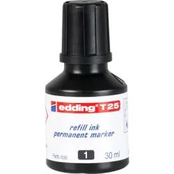 EDDING Nachf&uuml;lltuschen T25 T-25-1 schwarz 30ml