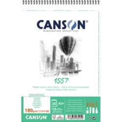 CANSON Skizzenpapier A5 4127-422 180g, weiss