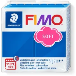 FIMO Knete Soft 57g 8020-37 blau