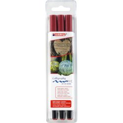 EDDING Calligraphy 1255 Set 2-5mm 1255-46-E karmesin 3 St&uuml;ck