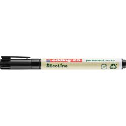 Edding e-25 EcoLine 4-25001 Permanentmarker Schwarz wasserfest: Ja