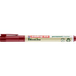 Edding e-25 EcoLine 4-25002 Permanentmarker Rot wasserfest: Ja