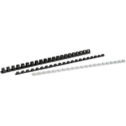 B&Uuml;ROLINE Plastikbinder&uuml;cken 12mm A4 351391 rot 100 St&uuml;ck