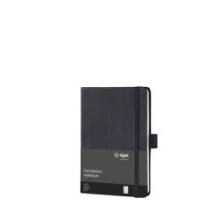 Sigel Notizbuch CONCEPTUM® CO131 kariert Schwarz Anzahl der Blätter: 97 DIN A6