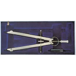 ECOBRA Geometrie-Zirkel 3754 vernickelt