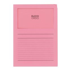 ELCO Sichth&uuml;lle Ordo 120g A4 29489.51 rosa, Fenster 100 St&uuml;ck