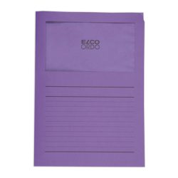 ELCO Sichth&uuml;lle Ordo 120g A4 29489.53 violette, Fenster 100 St&uuml;ck
