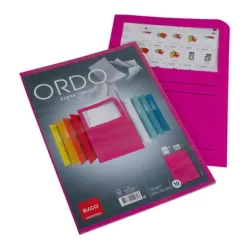 ELCO Organisationsmappen Ordo A4 73695.52 fuchsia, Fenster 10 St&uuml;ck