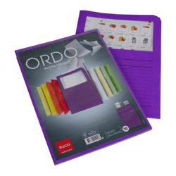 ELCO Organisationsmappen Ordo A4 73695.53 violette, Fenster 10 St&uuml;ck