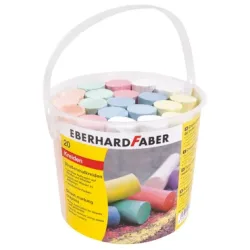 EBERHARD FABER Strassenkreide 526512 6 Farben ass. 20 St&uuml;ck