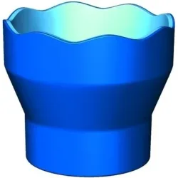 FABER-CASTELL Wasserbecher CLIC & GO 181510 blau, f&uuml;r Pinsel