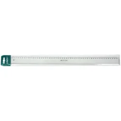 LINEX Schullineal transparent 50cm 1050M mit Tuschkante und Facette