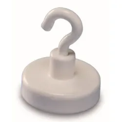 MAGNETOPLAN Hakenmagnet 36mm 52636 weiss