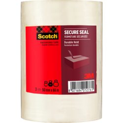SCOTCH Verpackungsband 50mmx66m HV5066T3T transparent 3 Rollen