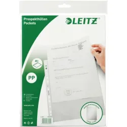 LEITZ Prospekth&uuml;lle PP A4 47966003 farblos 25 St&uuml;ck