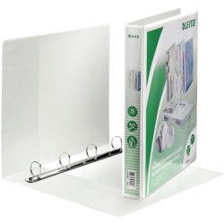 LEITZ Pr&auml;sentationsringbuch A4 42840001 weiss 4R 25mm